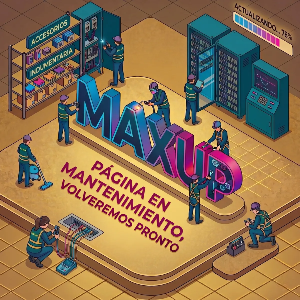 MAXUP — Página en mantenimiento, volveremos pronto